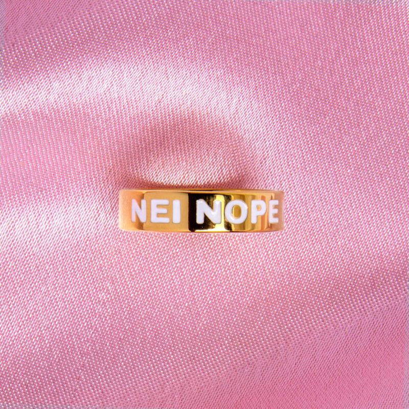 Nei Niks Ney Nope No Ring - Forgylt 