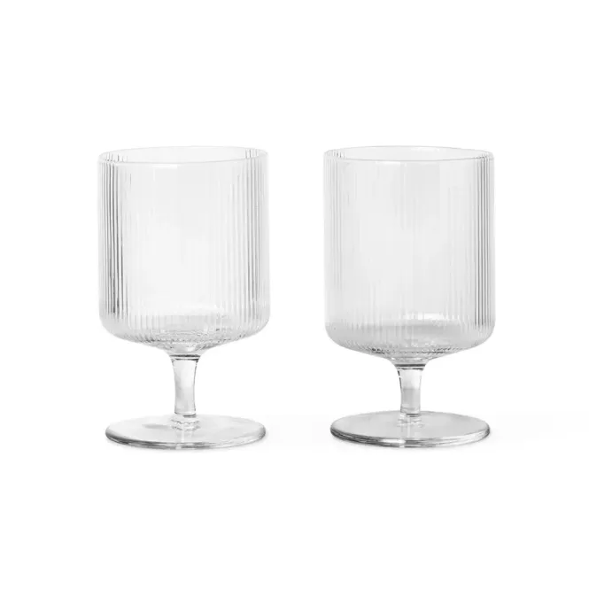 Hovedbilde Ripple Wine Glasses - Clear (set of 2)