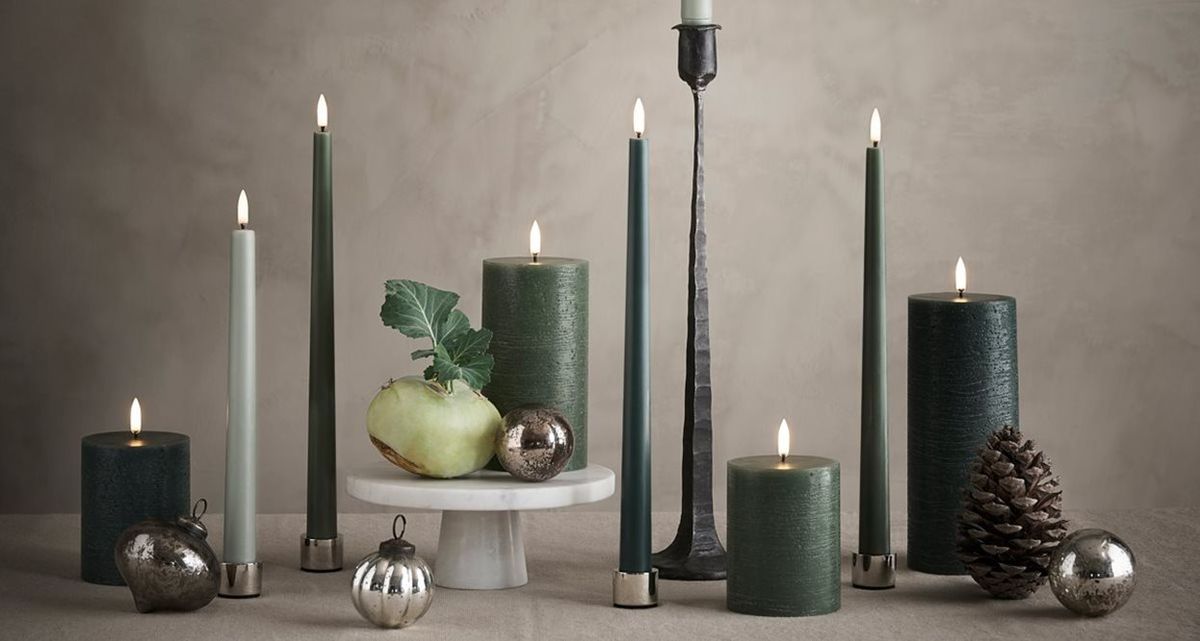 Pillar Candle Rustic W7,8 x H10,1cm