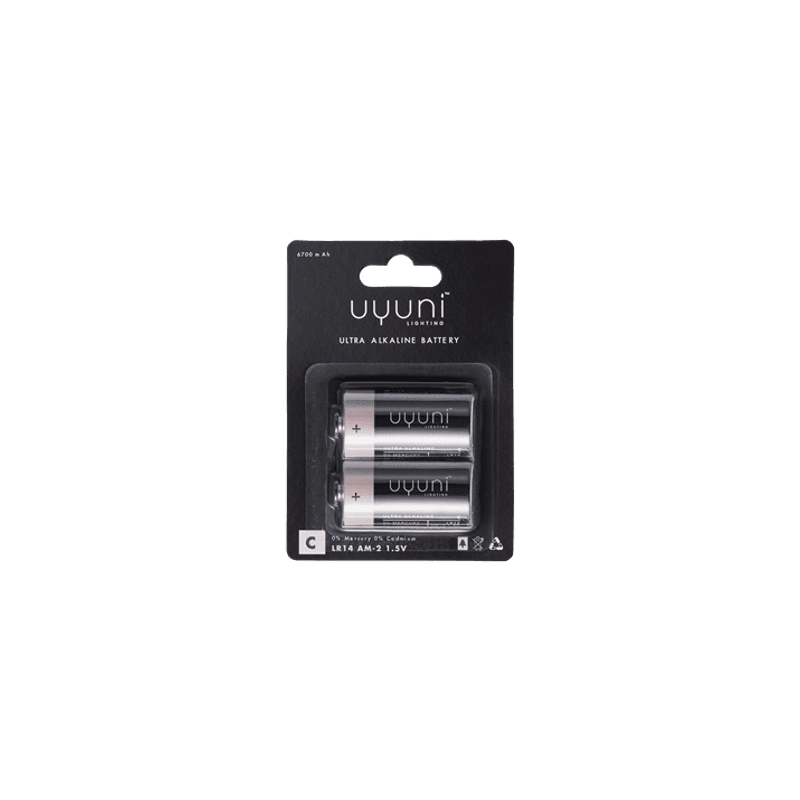 C Battery, 1,5V, 6700 mAh, 2-pack