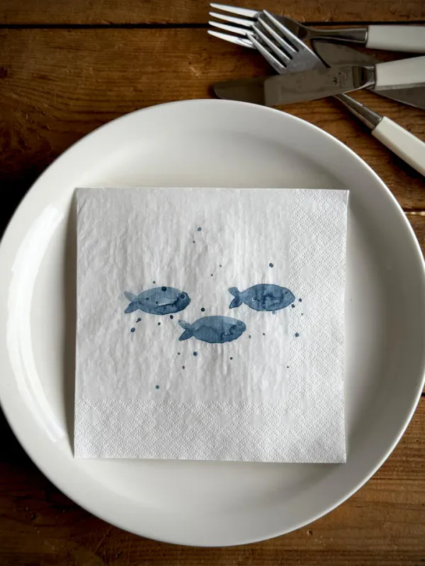 Sögne Serviett Lunch - Fisk