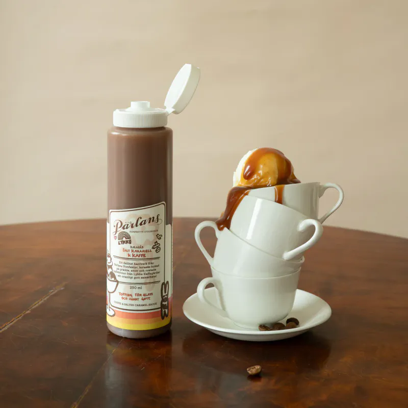 Karamellsaus Squeez - Salt karamell & kaffe