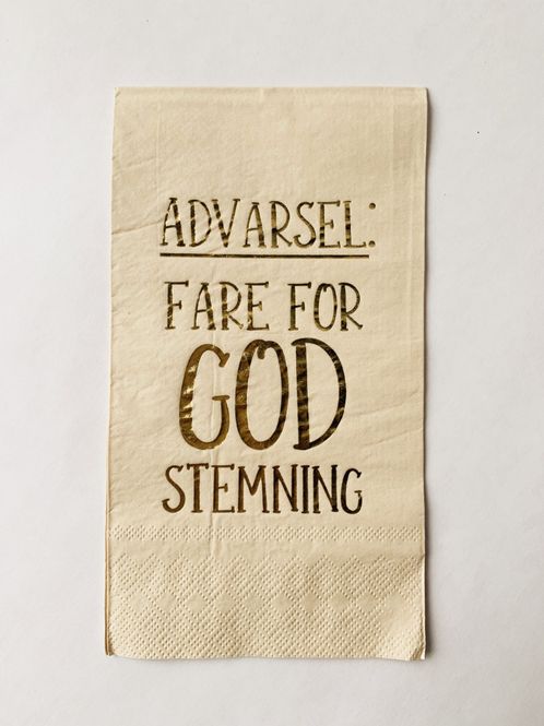 Hovedbilde Serviett Buffet - Fare for god stemning
