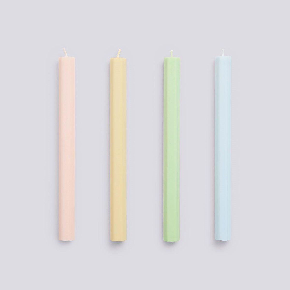 Hexagon Candle Fresh set of 4