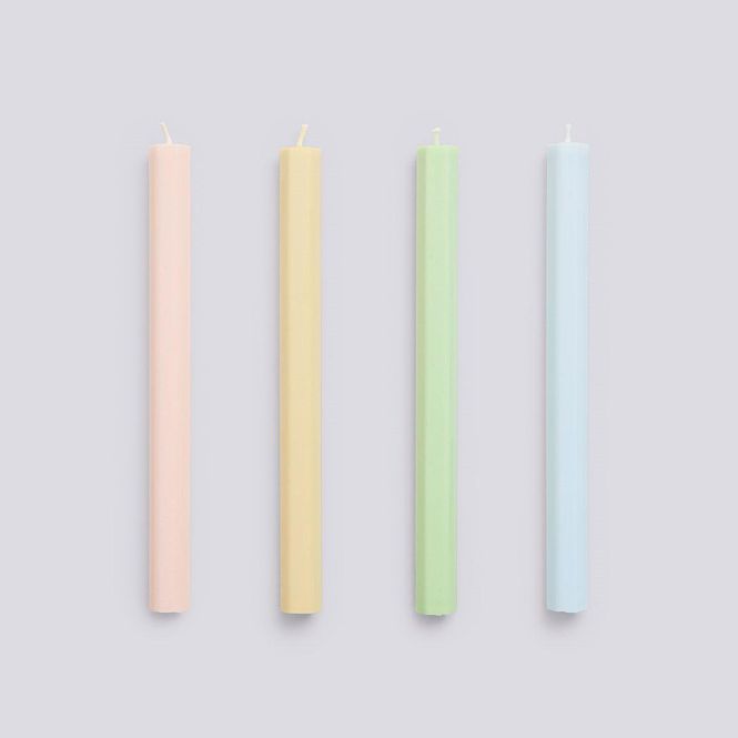 Hovedbilde Hexagon Candle Fresh set of 4
