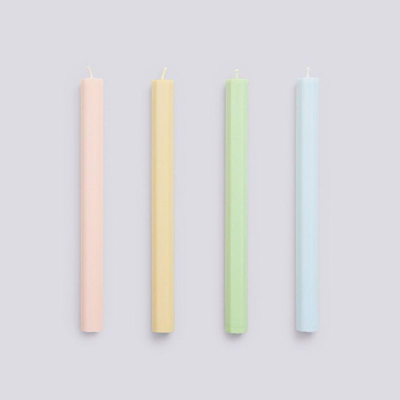Hexagon Candle Fresh set of 4