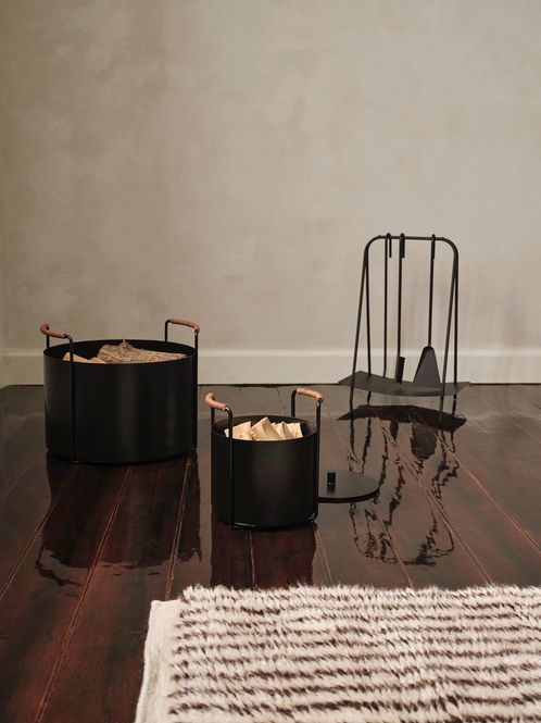 Hovedbilde Port Firewood Bucket - Black