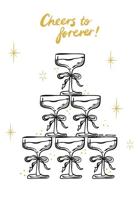 Hovedbilde Kort - Cheers To Forever