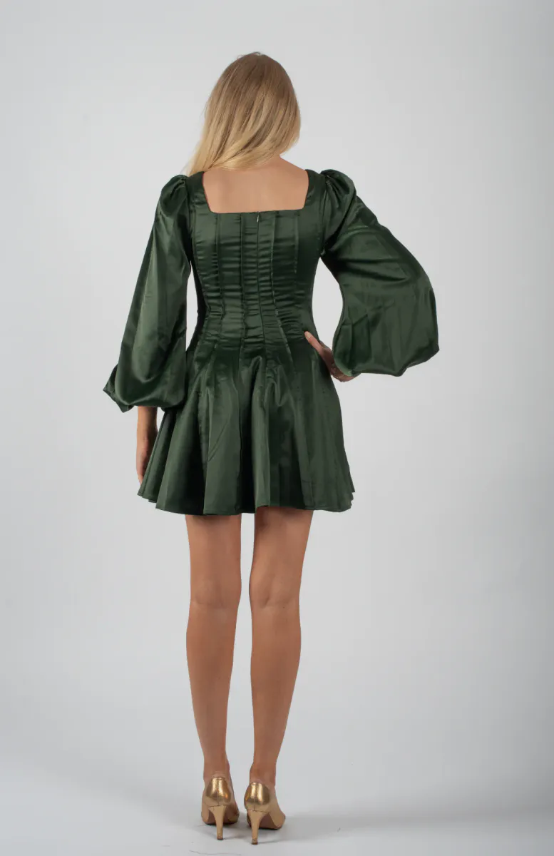 Sophie Dress - Deep Green