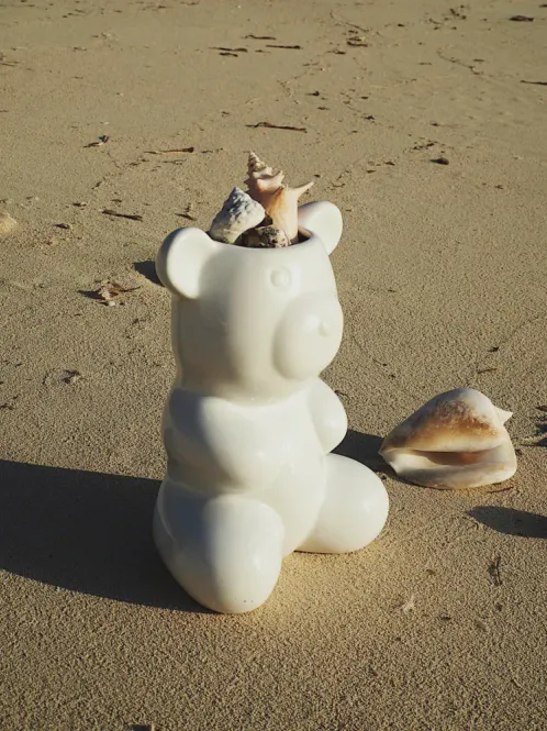Hovedbilde Nostalgia Bear Vase - White