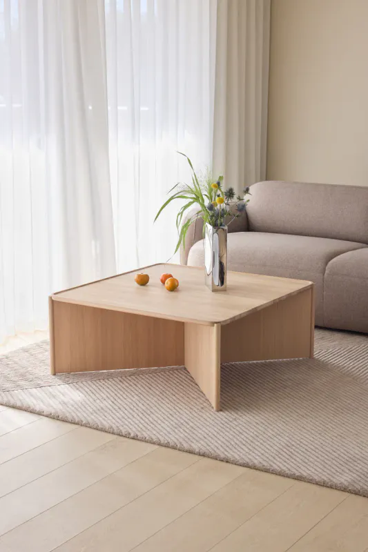Cling coffee table square