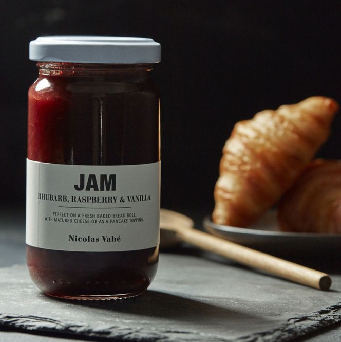 Hovedbilde Jam - Rabarbra, Bringebær & Vanilje 