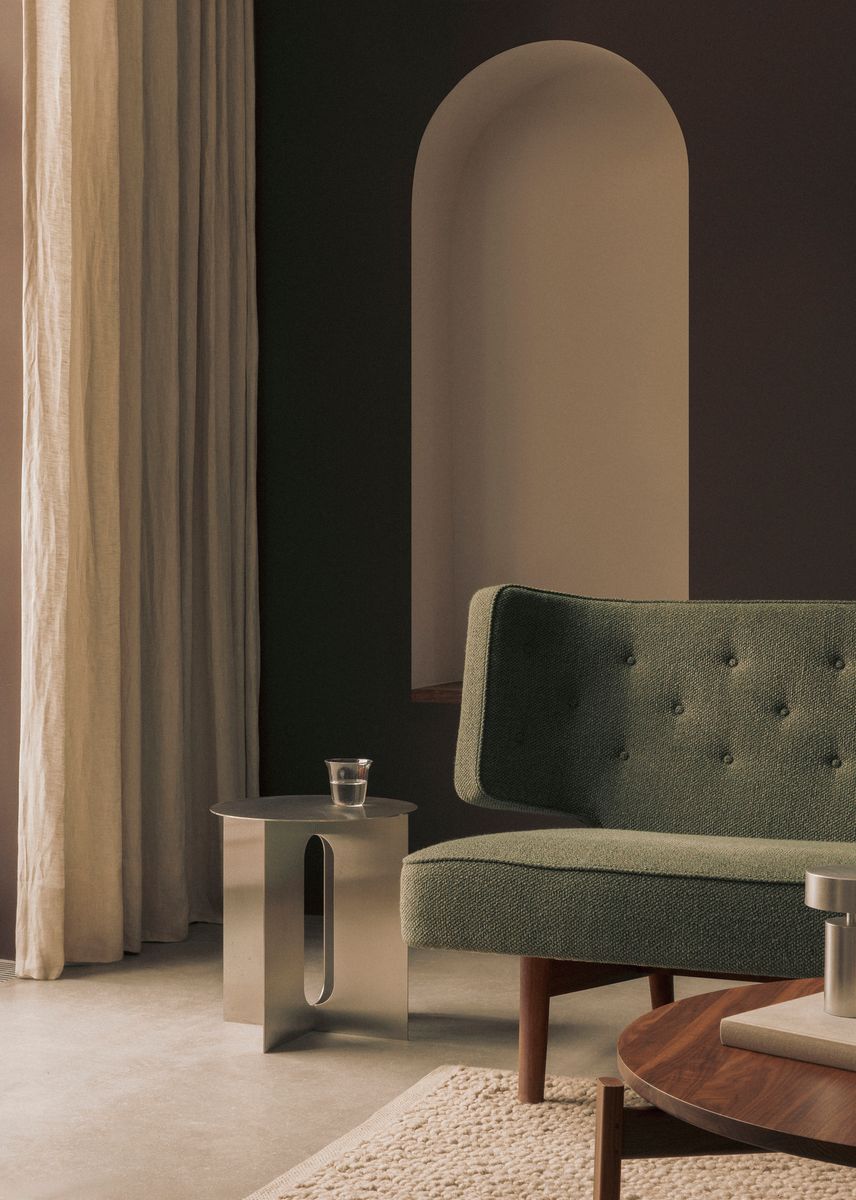 Androgyne Side Table, steel - Ø40