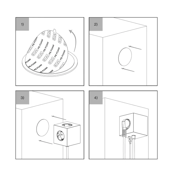 Hovedbilde Square 1 - USB-C Grenuttak / 1.8m