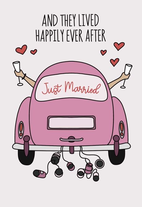 Hovedbilde Doble Kort - Just Married