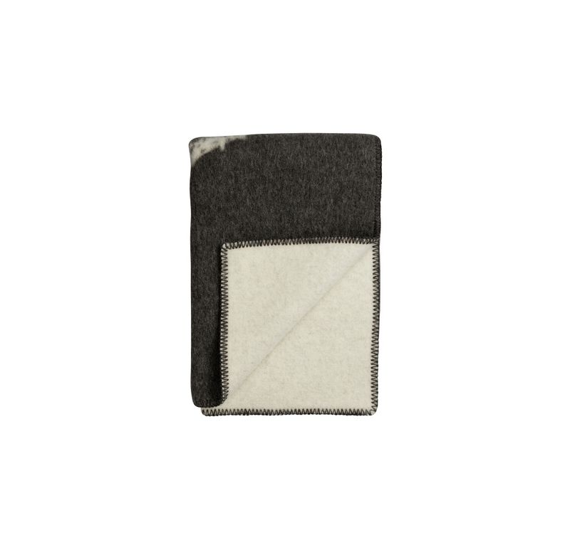 Melgaard Pledd ull 135x200, Grey/Natural
