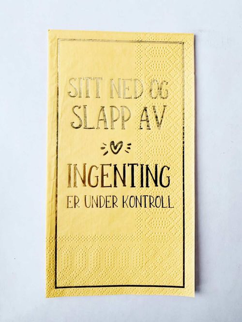 Hovedbilde Serviett Buffet - Sitt ned og slapp av
