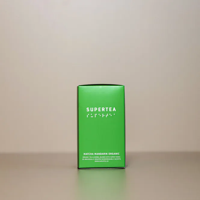 Hovedbilde Supertea Matcha Mandarin Organic 