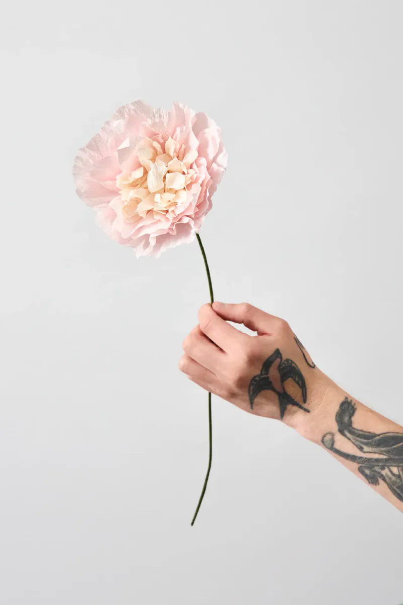 Papirblomst - Veggie Rose
