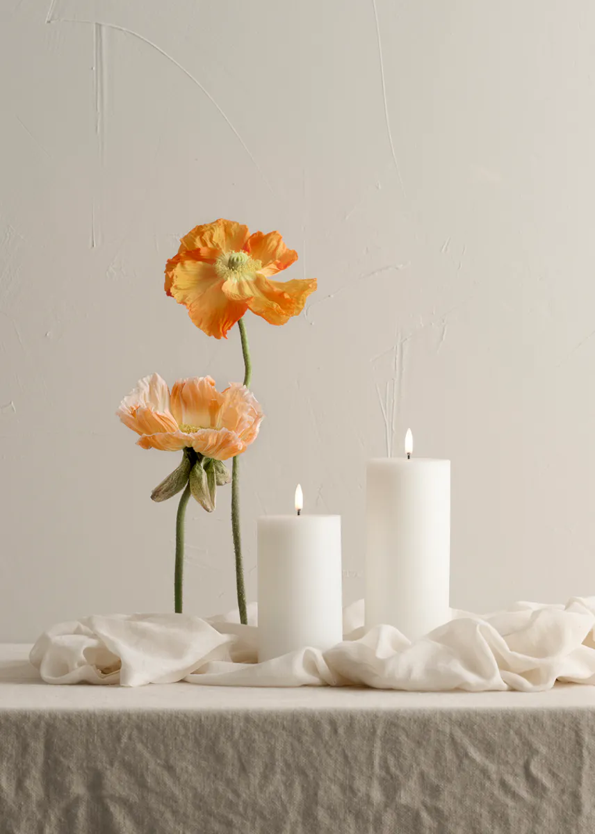 Pillar Candles Smooth W7,8 x H10,1cm
