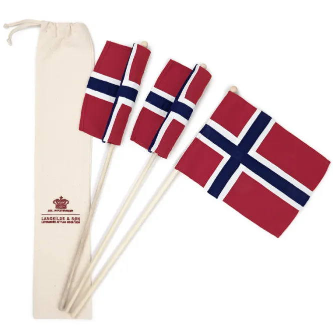 Hovedbilde 17. Mai-Flagg - 3stk