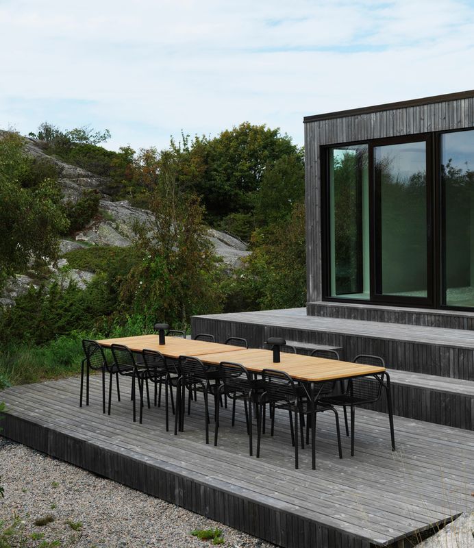 Vig Table 90 x 200 cm Robinia Wood