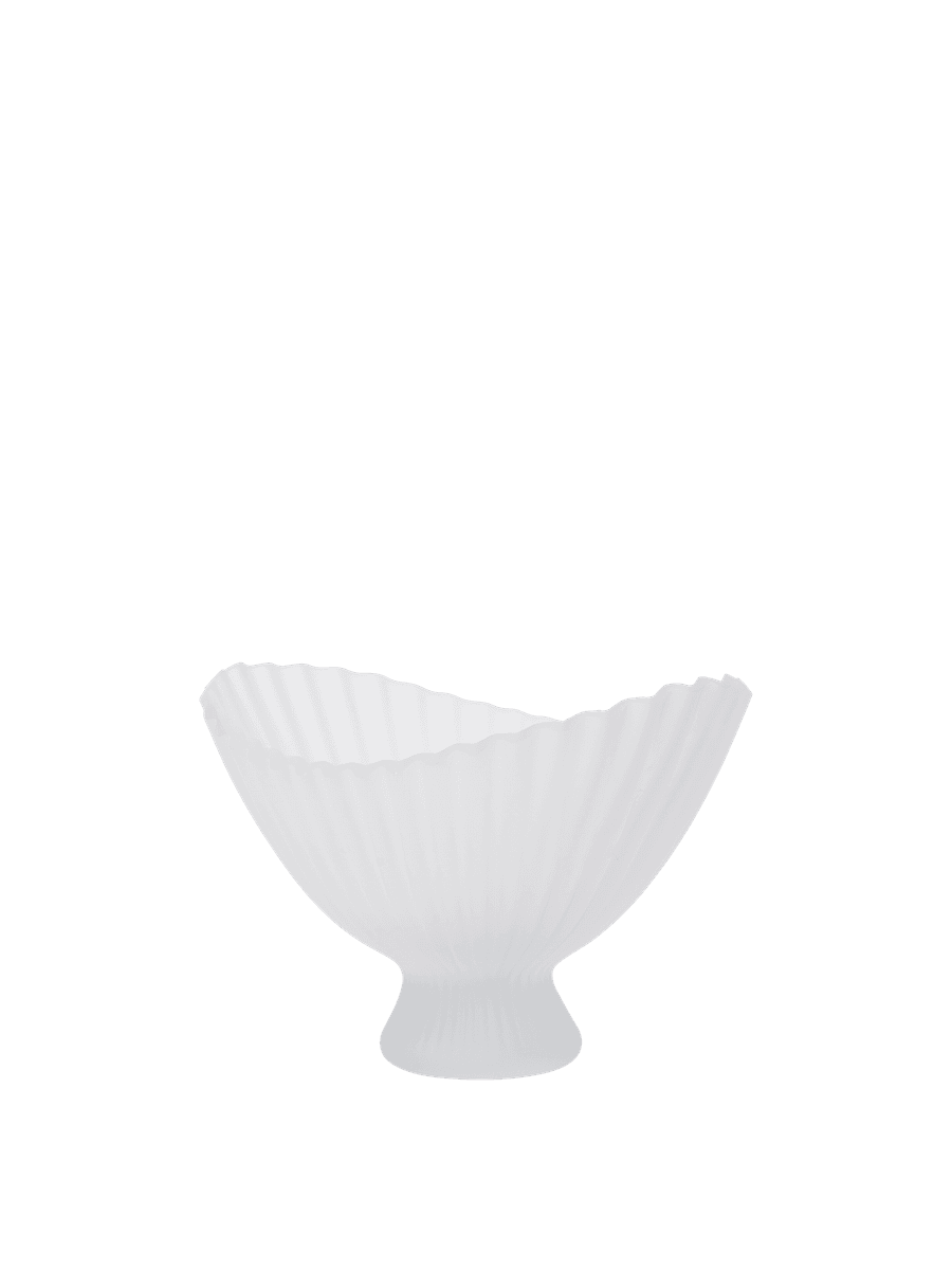 Fountain Glass Bowl - 28 - Frosted