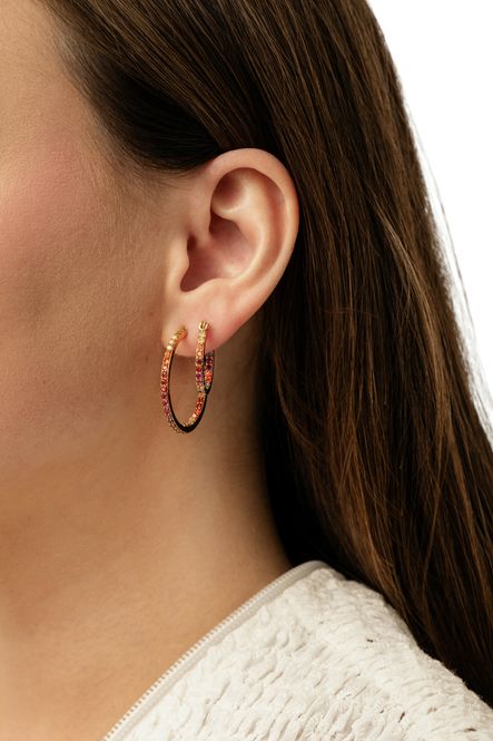 Hovedbilde Mini Serena Hoops - Rainbow