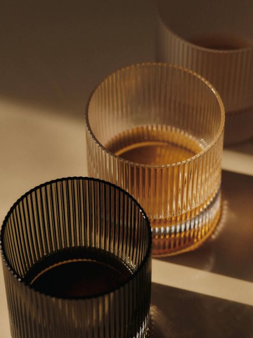 Hovedbilde Ripple Tumbler Glasses - Smoked (Set of 2)