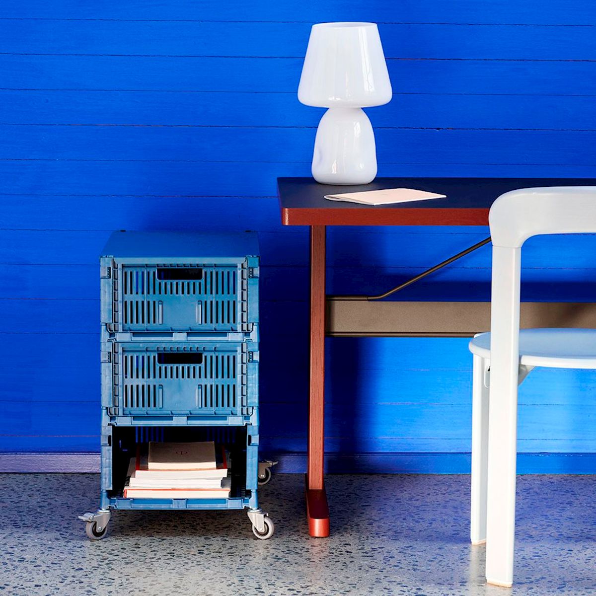 HAY Colour Crate Lid Metal - L Square