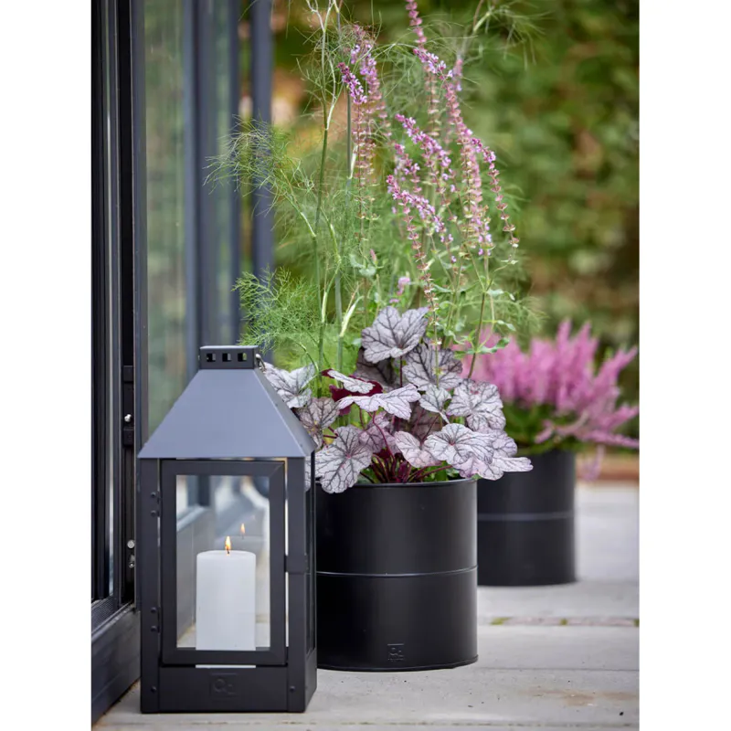 Black Midi Lantern