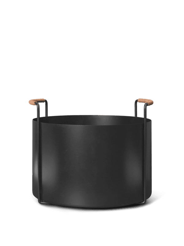 Port Firewood Bucket - Black