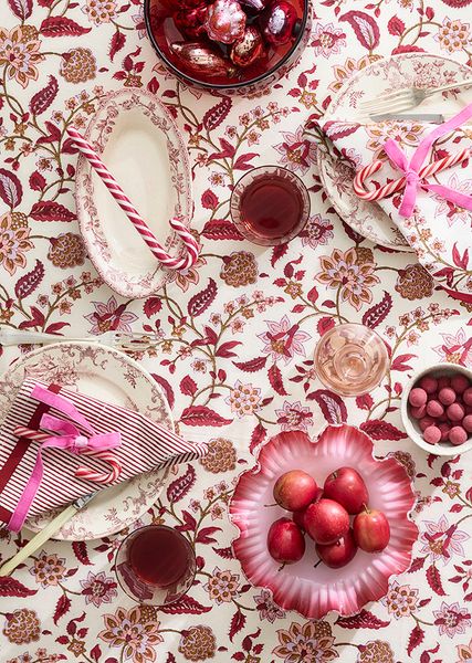 Hovedbilde Tablecloth 150x250cm Divya Ruby