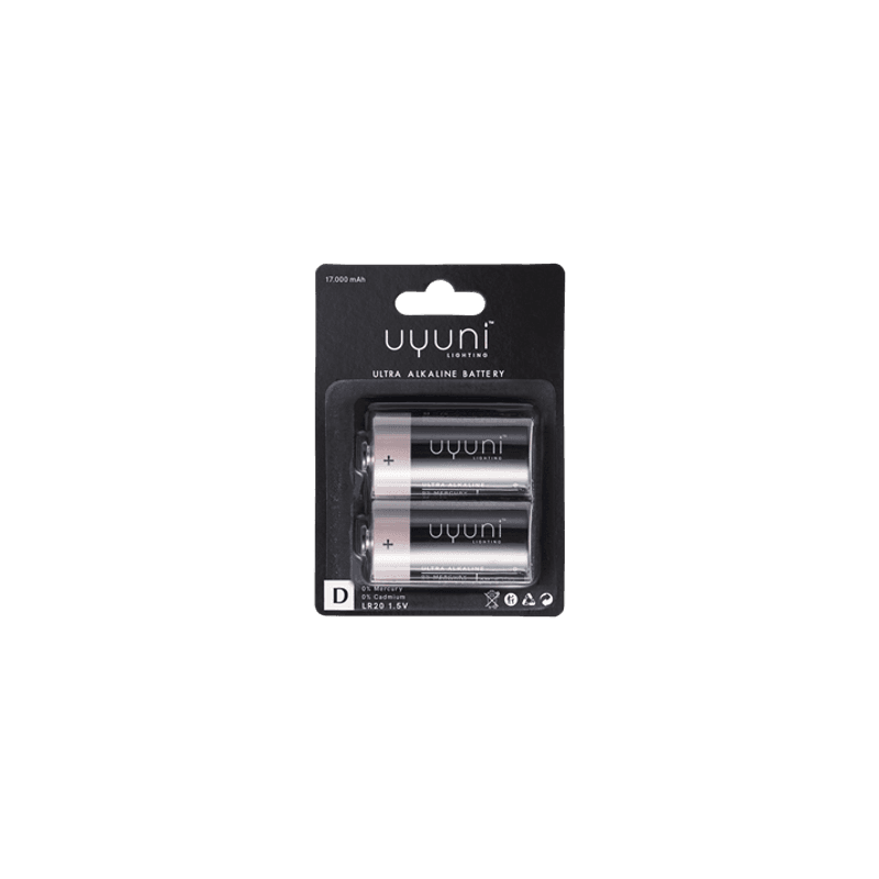 D Battery, 1,5V, 17.000 mAh, 2-pack
