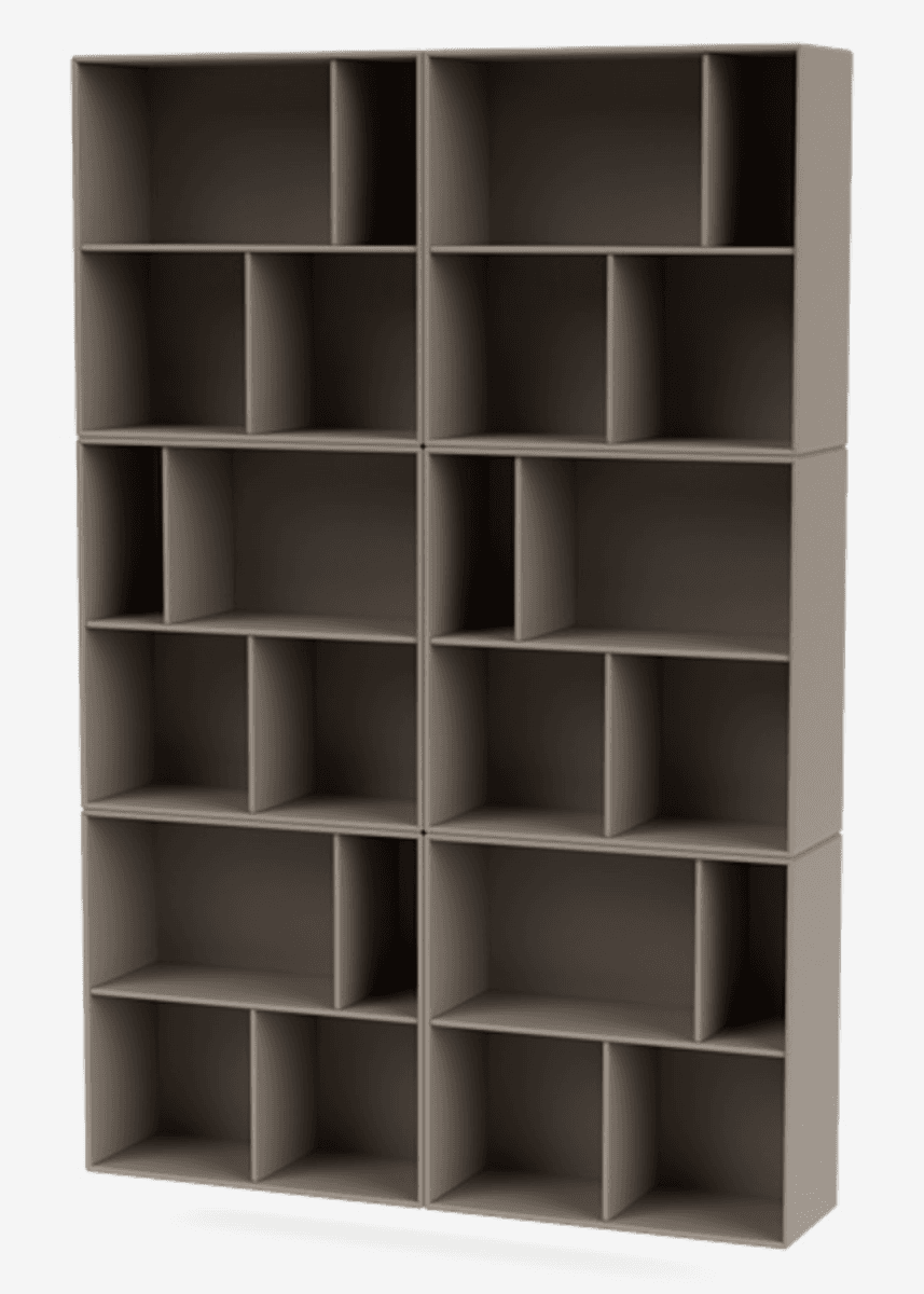 READ spacious bookshelf