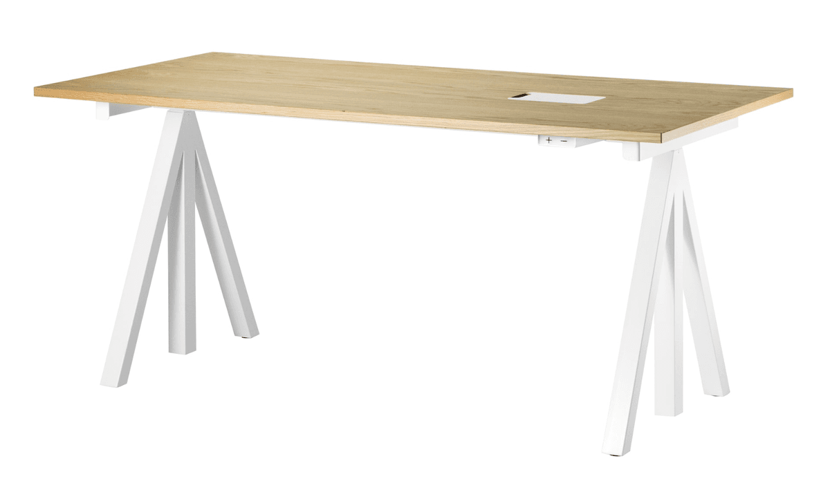 Height-adjustable work desk 160x78