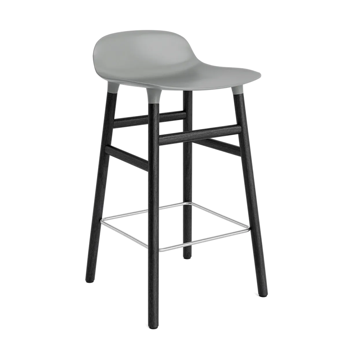 Form Barstool 65 cm Black Oak