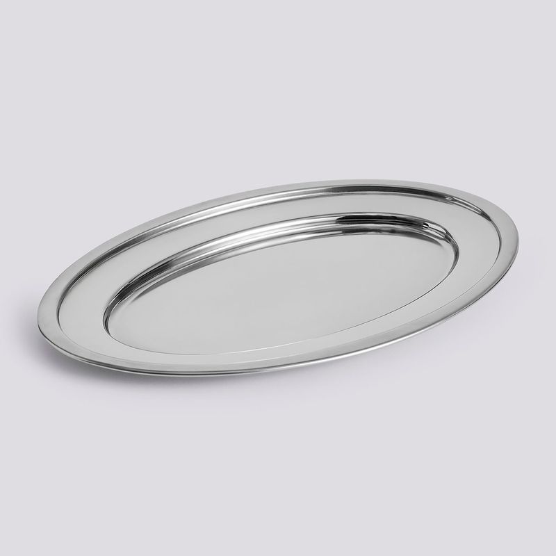 Essential Steel Oval Dish - Stainless Steel
